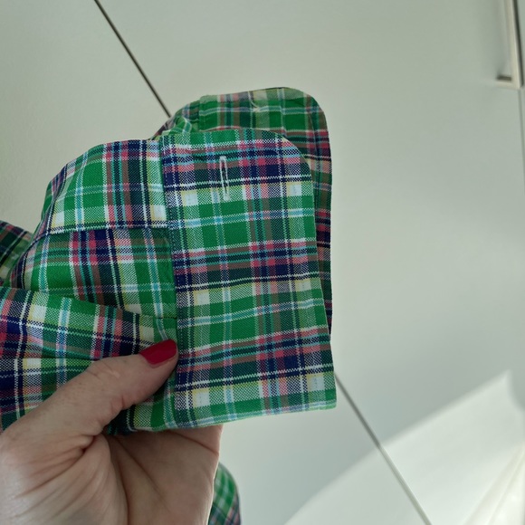 Ralph Lauren 4XB Green Plaid Button Down Mens Shirt - Picture 8 of 10